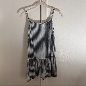Striped Blue and White Tank Top